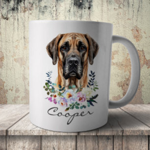 Aquarell Dogge Kaffeetasse