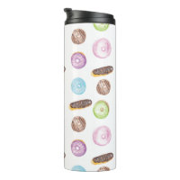 Aquarell-Donuts Handgemaltes Whimsical-Muster