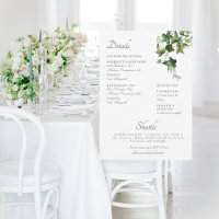 Aquarell-Efeu-Hochzeitseinladung Beilage