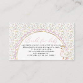 Aquarell ein albernes Gänseduschbuch für Begleitkarte