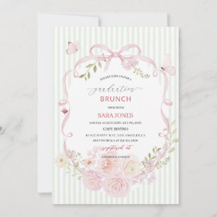 Aquarell Elegante Wildblumen Abschluss Einladung