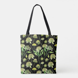 Aquarell Engelica Botanischer Canvas-Beutel