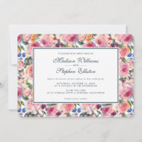 Aquarell | Englische Rose - Hochzeit