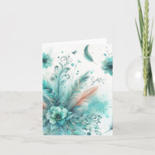 Aquarell-Ephemera Vintage Blank