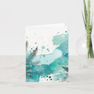 Aquarell-Ephemera Vintage leer