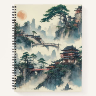 Aquarell Erstellen Sie Ihr eigenes Design-Notebook Notizbuch