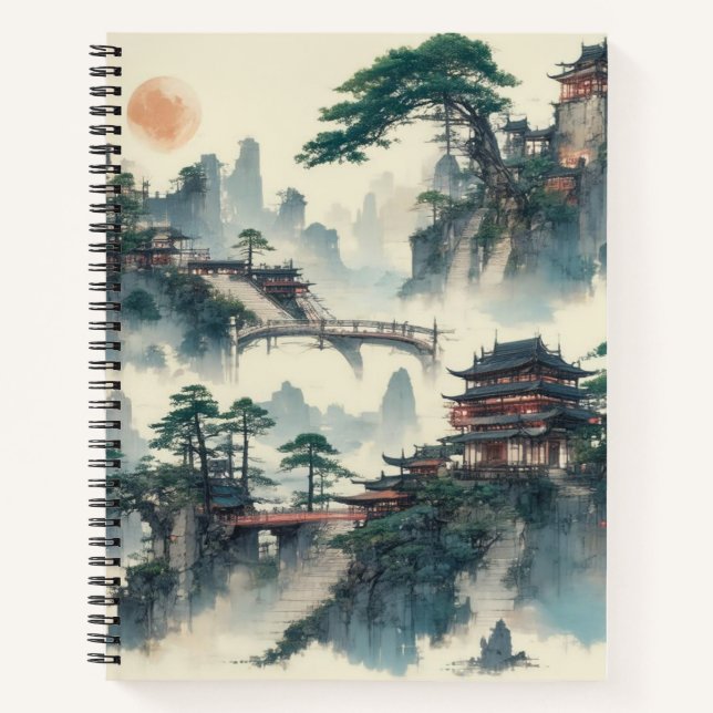 Aquarell Erstellen Sie Ihr eigenes Design-Notebook Notizbuch (Vorderseite)