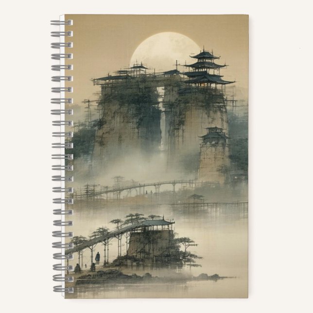 Aquarell Erstellen Sie Ihr eigenes Design-Notebook Notizbuch (Vorderseite)