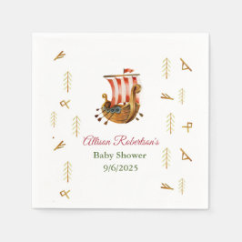 Aquarell Es ist eine Kinderwagen-Party-Kinderdusch Serviette