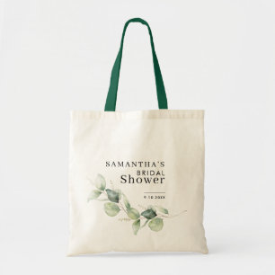 Aquarell-Eukalyptus-Botanischer-Brautjungfern-Empf Tragetasche