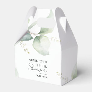 Aquarell-Eukalyptus-Grün-Braut-Party Geschenkschachtel