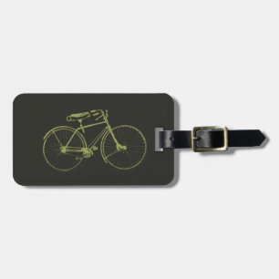 Aquarell-Fahrrad Gepäckanhänger