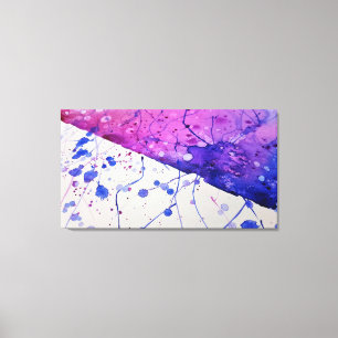 Aquarell-Farbspritzer Leinwanddruck