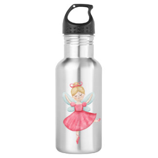 Aquarell-Feenkinder-Wasserflasche Edelstahlflasche