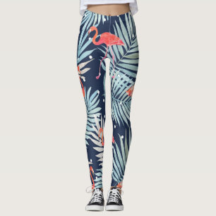Aquarell Flamingo: Rosa tropische Eleganz. Leggings