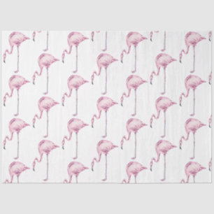 Aquarell-Flamingo-Serie Design 16 Seidenpapier