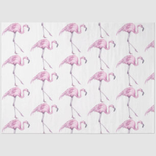 Aquarell-Flamingo-Serie Design 17 Seidenpapier