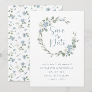 Aquarell Florale Elegante Hochzeit Save The Date
