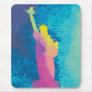 Aquarell-Freiheitsstatue Mousepad