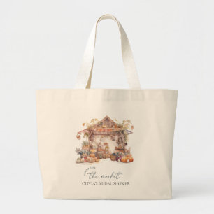 Aquarell, Frisch vom Markt Brautdusche Jumbo Stoffbeutel