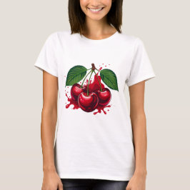 Aquarell-Frucht-Damen-T-Shirt T-Shirt