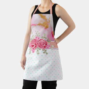 Aquarell Frühlingsblumen Schürze