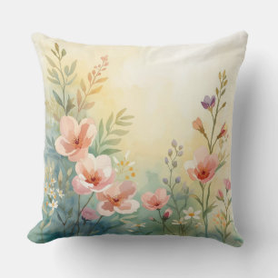 Aquarell Frühlingsblüte Kissen