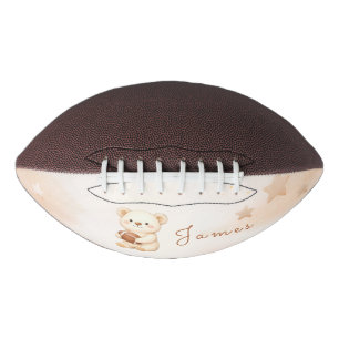 Aquarell-Fußball-Teddybär-Baby-Party Football