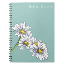 Aquarell-Gänseblümchen-Boho-Weihnachtsgeschenk
