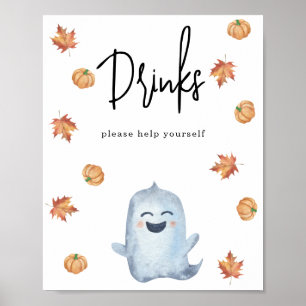 Aquarell-Geist - Getränke Poster