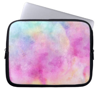 Aquarell gemaltes Reis-Papier Laptopschutzhülle
