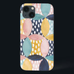 Aquarell-geometrische Kreise Case-Mate iPhone Hülle<br><div class="desc">Aquarell-geometrischer Kreis-Künstler: Anmut Popp</div>