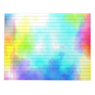 Aquarell gezeichneter Notizblock