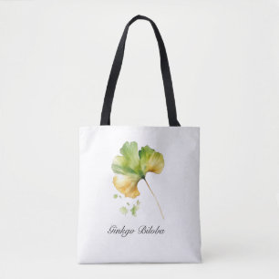 Aquarell-Ginkgo-Biloba-Blatt-Botanical-Wellness