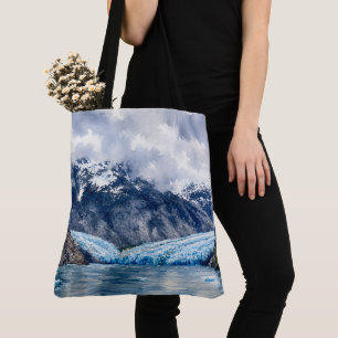 Aquarell-Gletscher Alaska-Wildnis-Szenerie-Geschen