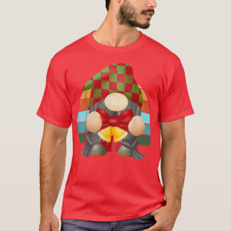 Aquarell Gnome Weihnachtsbaum Lichter Weihnachten T-Shirt