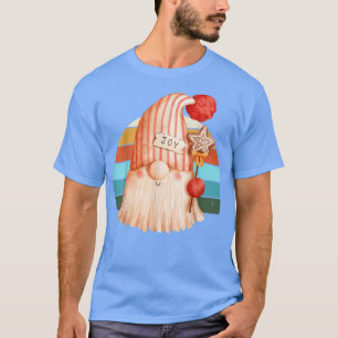 Aquarell Gnome Weihnachtsbaum Lichter Weihnachten  T-Shirt