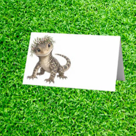 Aquarell-Goanna-Party Platzkarte