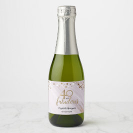 Aquarell Gold Personalisiert 40 und fabelhaft