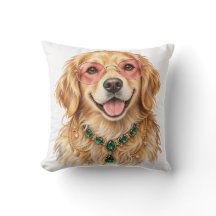 Aquarell Golden Retriever Hund | Haustierliebhaber