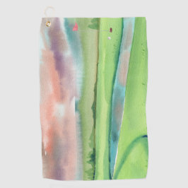 Aquarell-Golf Golfhandtuch