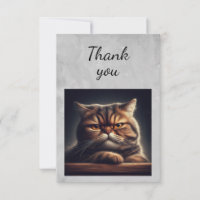 Aquarell Grumpy Grouchy Cat Kitten Pet Animal
