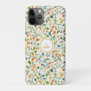 Aquarell Grün Orange Europäischer Garten Case-Mate iPhone Hülle