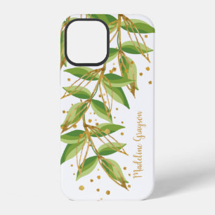 Aquarell-Grünpersonalisation iPhone 12 Hülle