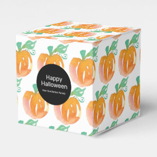 Aquarell-Halloween-Kürbis-Süßigkeiten zum Trick-or Geschenkschachtel