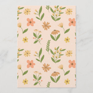 Aquarell-Handgezeichnetes Farbige Botanisches Naht Einladung
