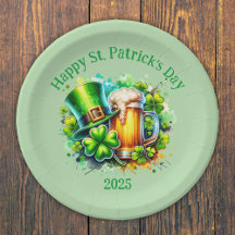Aquarell Happy St. Patrick's Day Party Accessoire