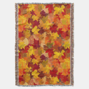 Aquarell-Herbstblätter - Vintage-Hermstmuster Decke