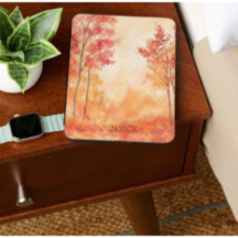 Aquarell-Herbstwald-Landschaftsdesign