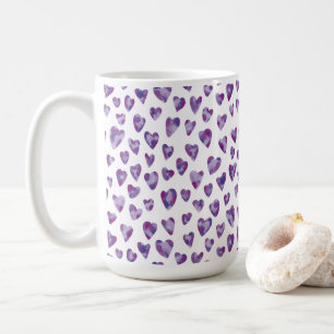 Aquarell-Herz Kaffeetasse